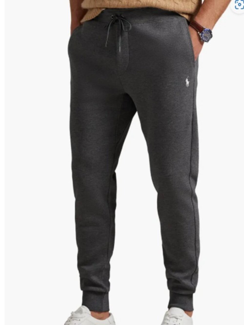 Athleisure Sporty POLO Ralph Lauren Men's Gray Performance Joggers Size Medium